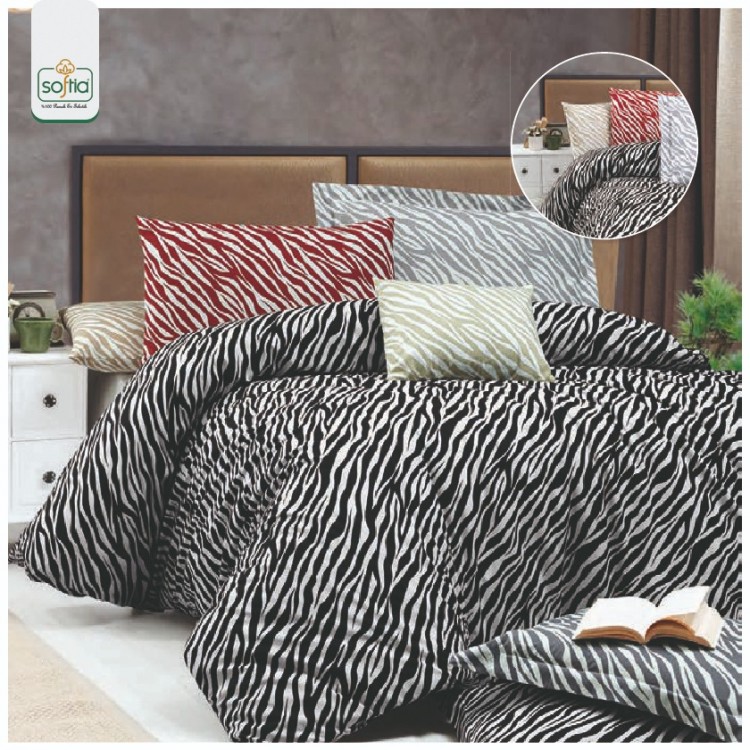 Softia Ranforce Dual Zebra %100 Pamuk Nevresim Takımı